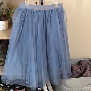 Tulle blue skirt
